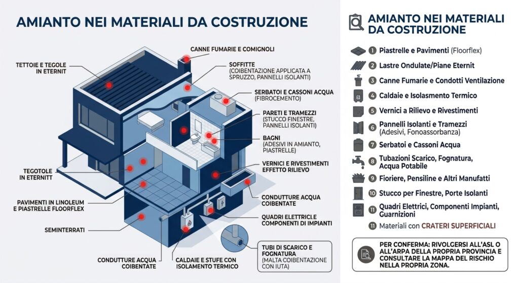 Amianto nei materiali da costruzione