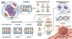 cancro e mutazioni del DNA all’interno delle cellule