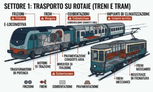 trasporto su rotaie
